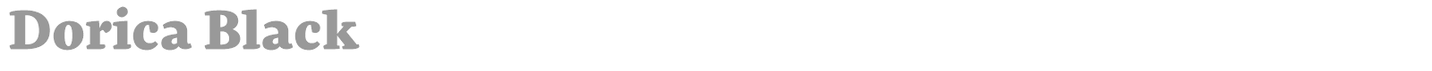 Dorica font preview
